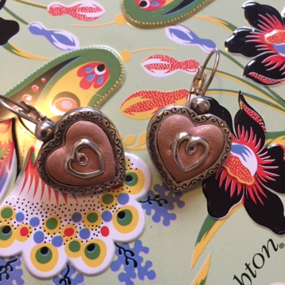 Brighton heart earrings perfect for Valentine's!